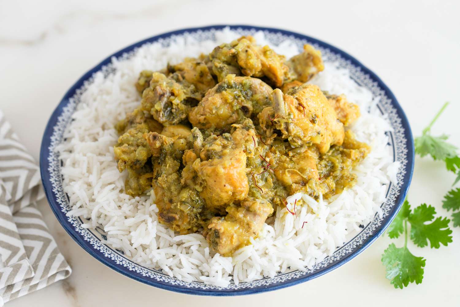 Saffron rice with chicken/fish/beef